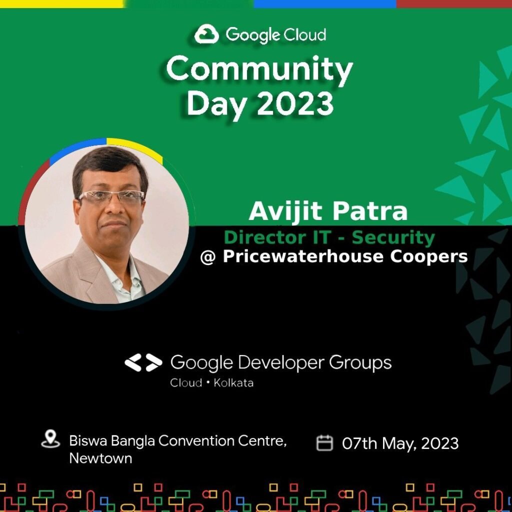 Google Cloud Community Days Kolkata 2023 event promotional poster (variant)