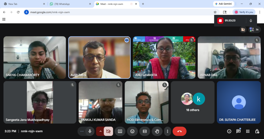 Avijit Patra delivering keynote on AI security at Brainware University Faculty Development Program, April 2026 (slide 8)